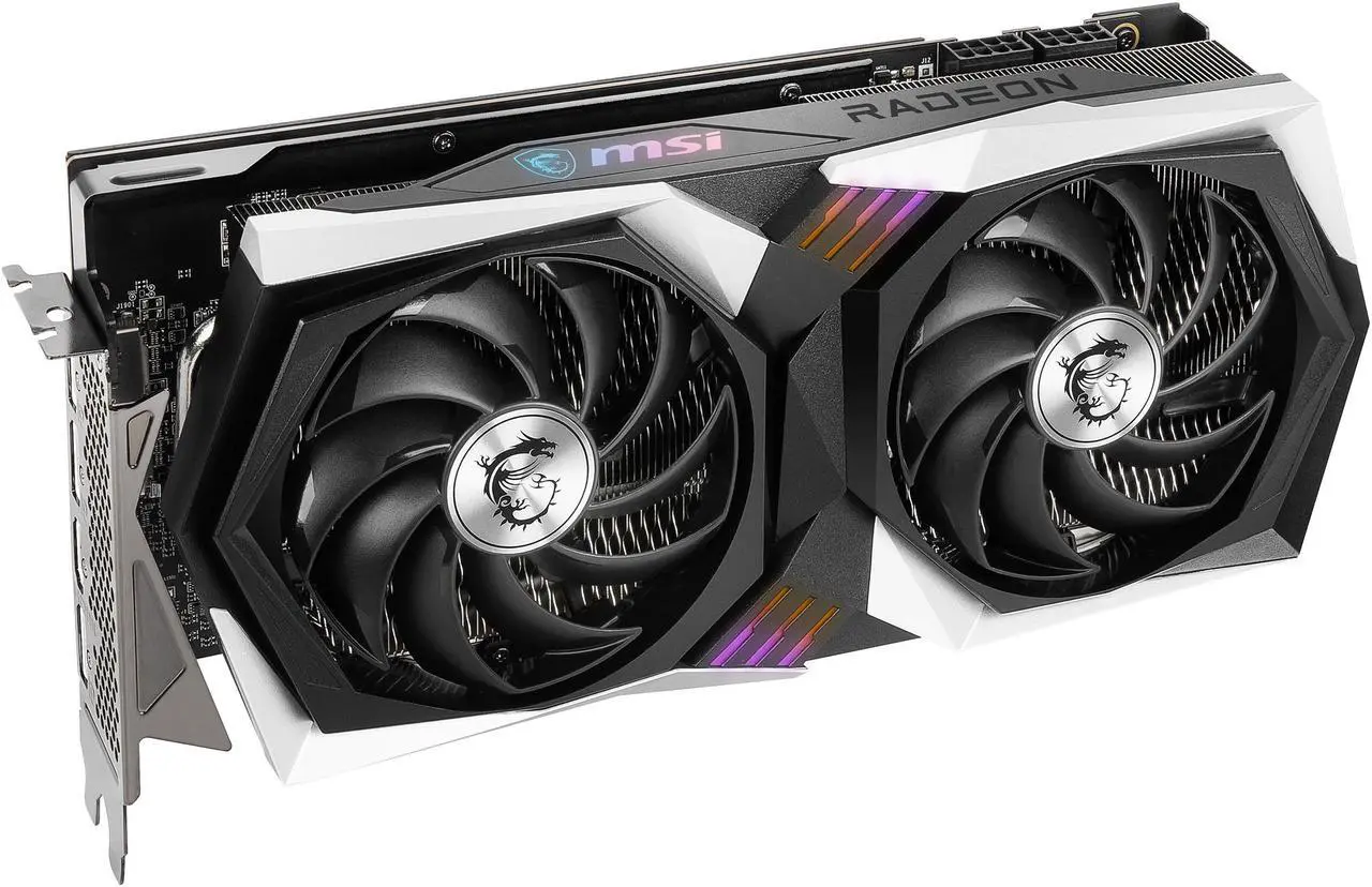Alt view image 5 of 10 - MSI Gaming Radeon RX 6700 XT 12GB GDDR6 PCI Express 4.0 Graphics Card RX 6700 XT GAMING 12G