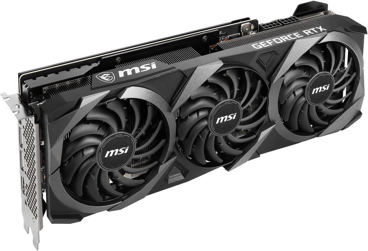 Alt view image 5 of 15 - MSI Ventus GeForce RTX 3080 Ti 12GB GDDR6X PCI Express 4.0 ATX Graphics Card RTX 3080 Ti Ventus 3X 12G OC