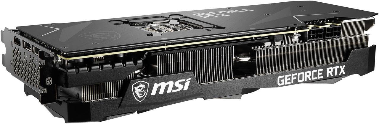 Alt view image 11 of 15 - MSI Ventus GeForce RTX 3080 Ti 12GB GDDR6X PCI Express 4.0 ATX Graphics Card RTX 3080 Ti Ventus 3X 12G OC