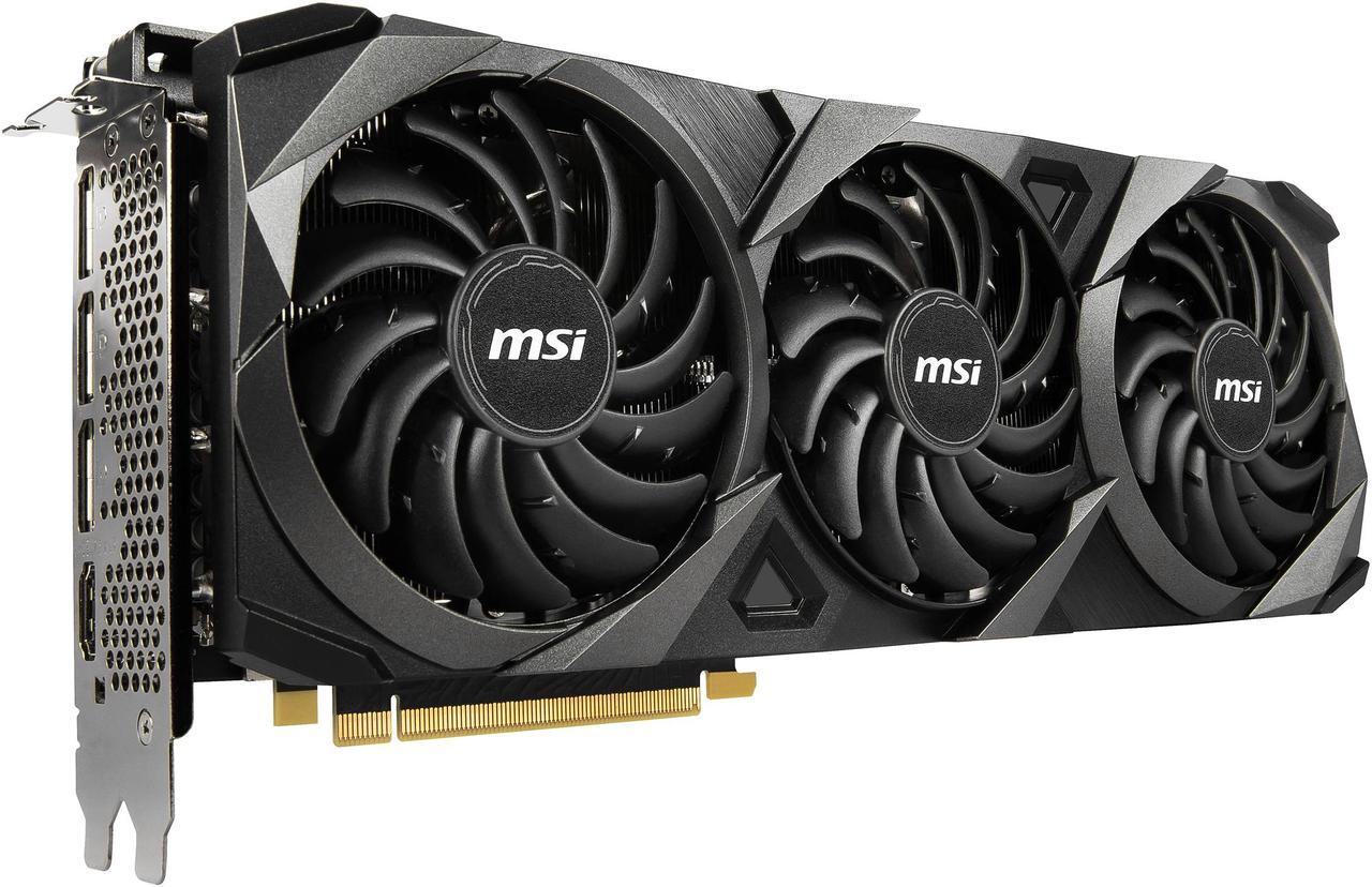 Alt view image 6 of 15 - MSI Ventus GeForce RTX 3080 Ti 12GB GDDR6X PCI Express 4.0 ATX Graphics Card RTX 3080 Ti Ventus 3X 12G OC