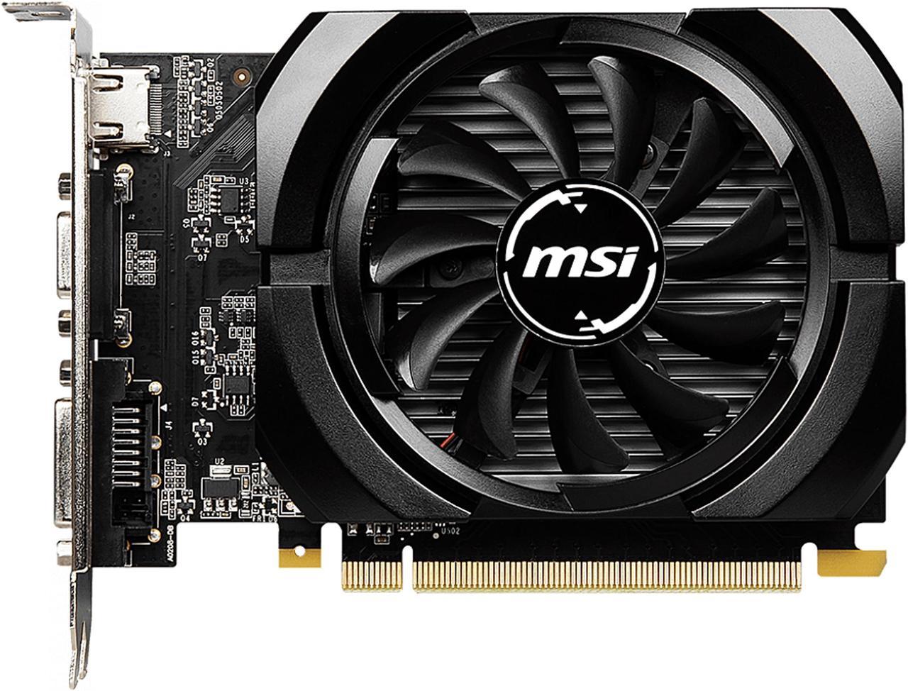 MSI GeForce GT 730 4GB DDR3 PCI Express 2.0 x16 Video Card N730K-4GD3/OCV1