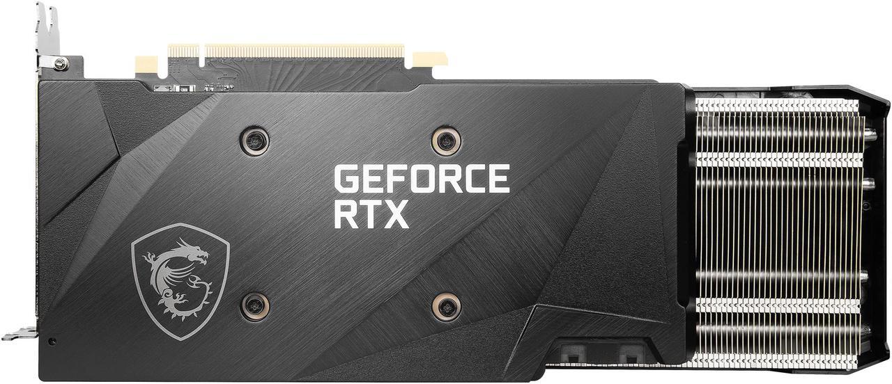 Alt view image 12 of 13 - MSI Ventus GeForce RTX 3070 8GB GDDR6 PCI Express 4.0 Graphics Card RTX 3070 Ventus 3X 8G OC LHR