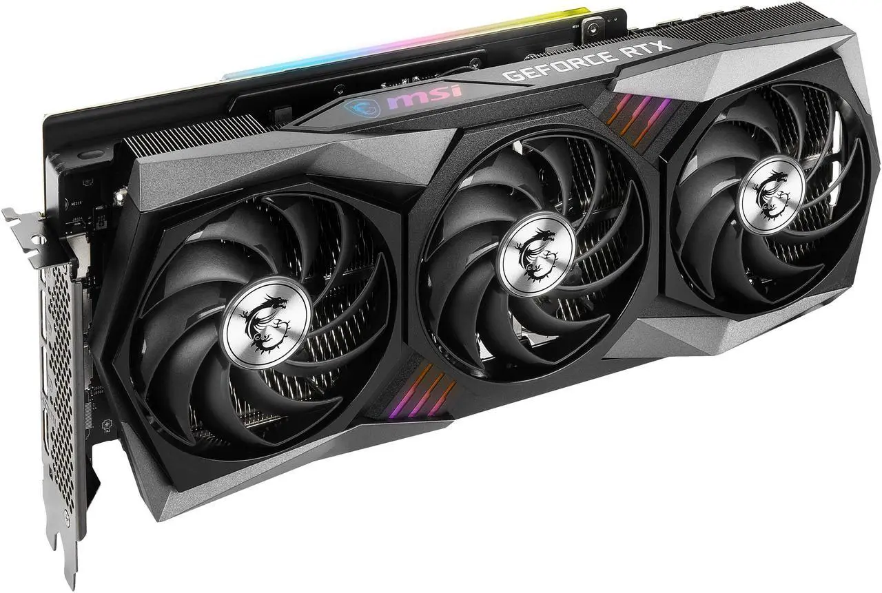 Alt view image 4 of 13 - MSI Gaming GeForce RTX 3080 10GB GDDR6X PCI Express 4.0 ATX Graphics Card RTX 3080 GAMING Z TRIO 10G LHR