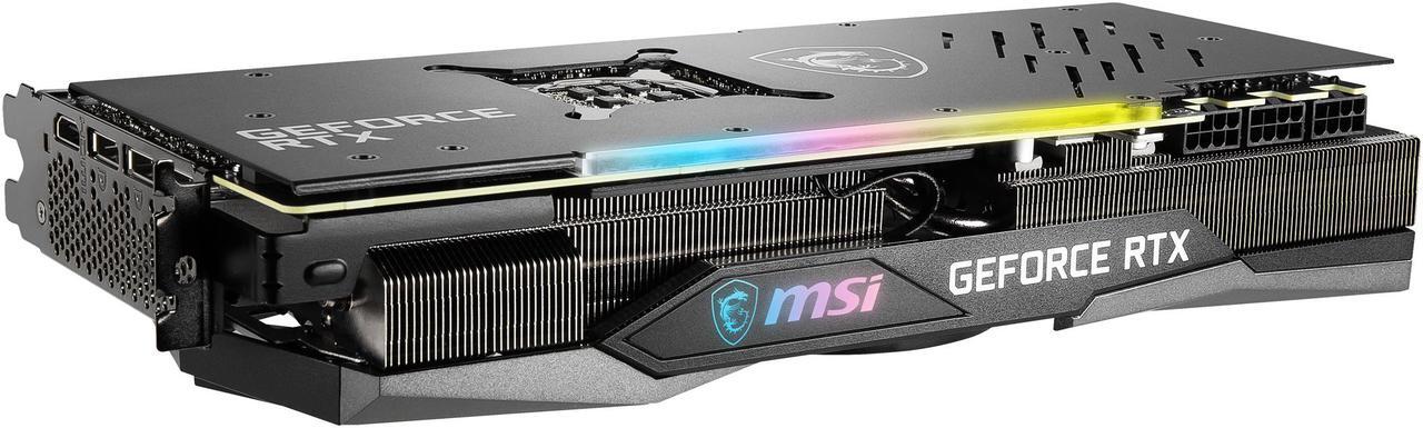 Alt view image 8 of 13 - MSI Gaming GeForce RTX 3080 10GB GDDR6X PCI Express 4.0 ATX Graphics Card RTX 3080 GAMING Z TRIO 10G LHR