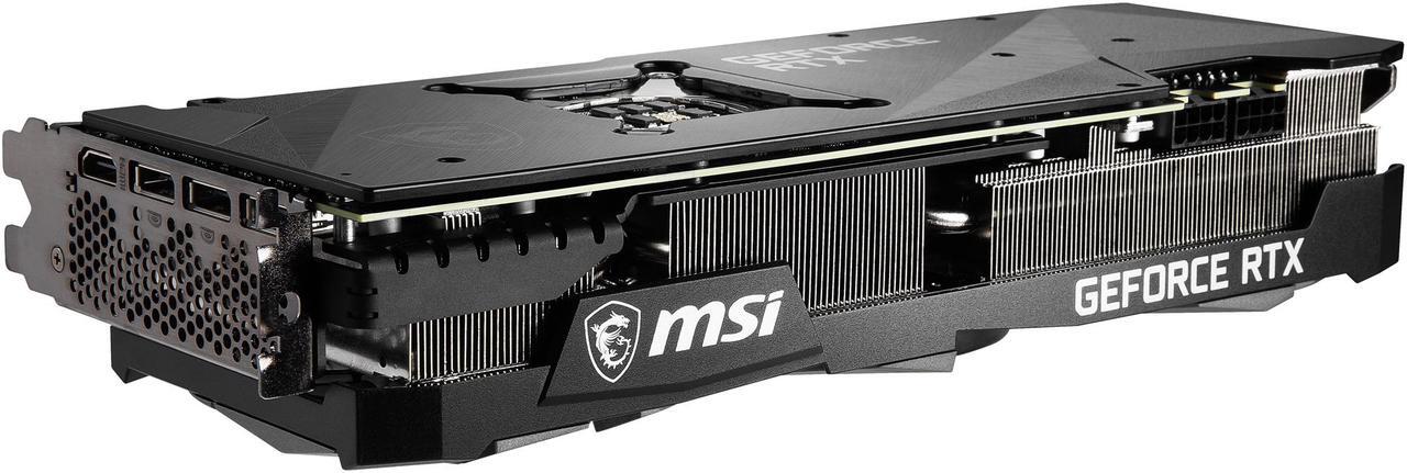 Alt view image 5 of 8 - MSI Ventus GeForce RTX 3080 10GB GDDR6X PCI Express 4.0 Video Card RTX 3080 VENTUS 3X 10G OC LHR