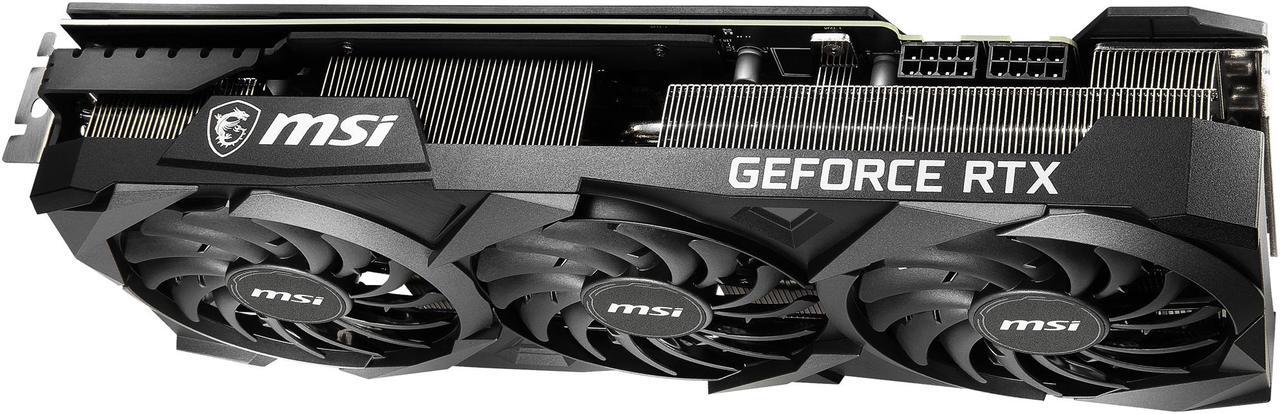 Alt view image 6 of 8 - MSI Ventus GeForce RTX 3080 10GB GDDR6X PCI Express 4.0 Video Card RTX 3080 VENTUS 3X 10G OC LHR