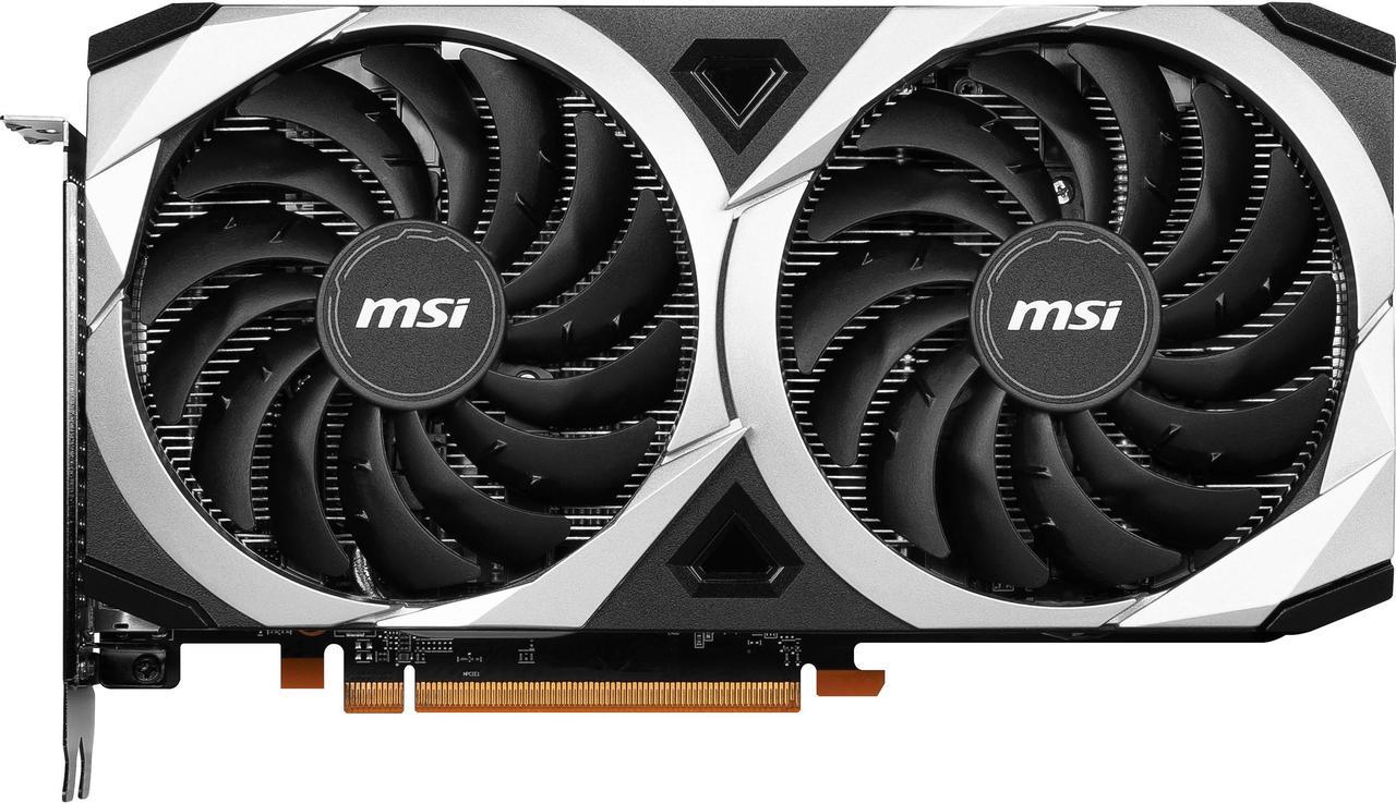 MSI Mech Radeon RX 6600 XT 8GB GDDR6 PCI Express 4.0 ATX Video Card RX 6600 XT MECH 2X 8G OC