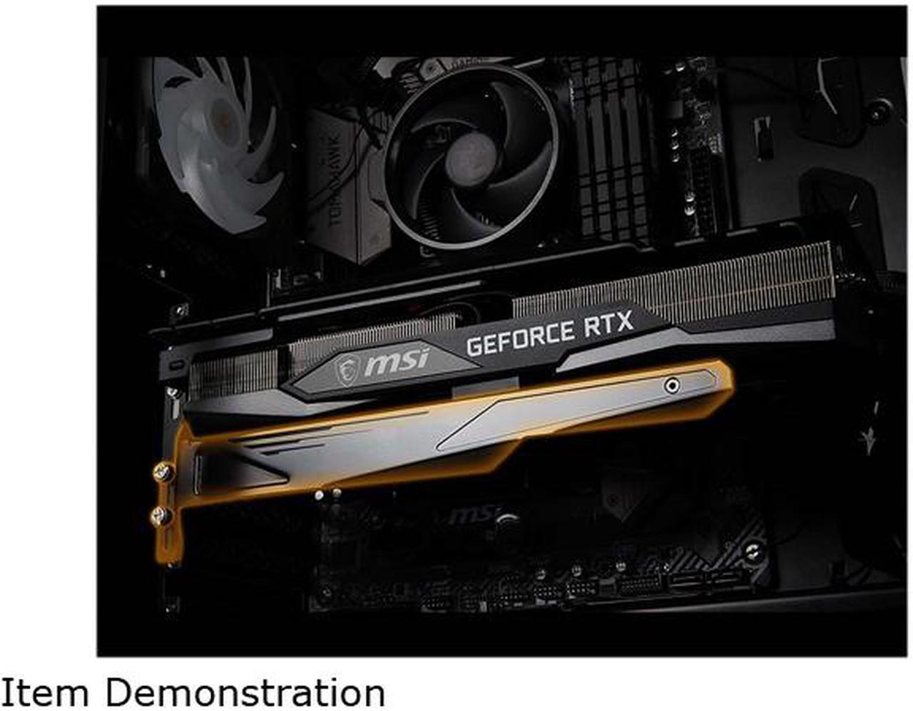 Alt view image 8 of 9 - MSI Gaming GeForce RTX 3060 Ti 8GB GDDR6 PCI Express 4.0 Video Card RTX 3060 Ti GAMING Z TRIO 8G LHR