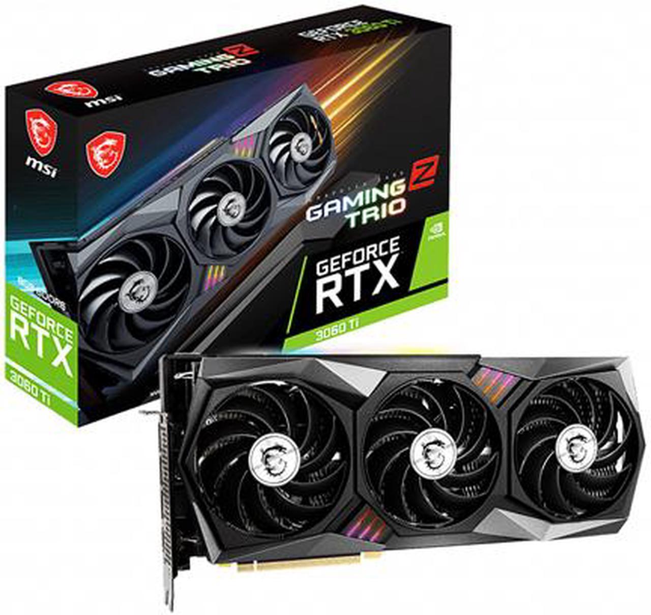 Alt view image 9 of 9 - MSI Gaming GeForce RTX 3060 Ti 8GB GDDR6 PCI Express 4.0 Video Card RTX 3060 Ti GAMING Z TRIO 8G LHR