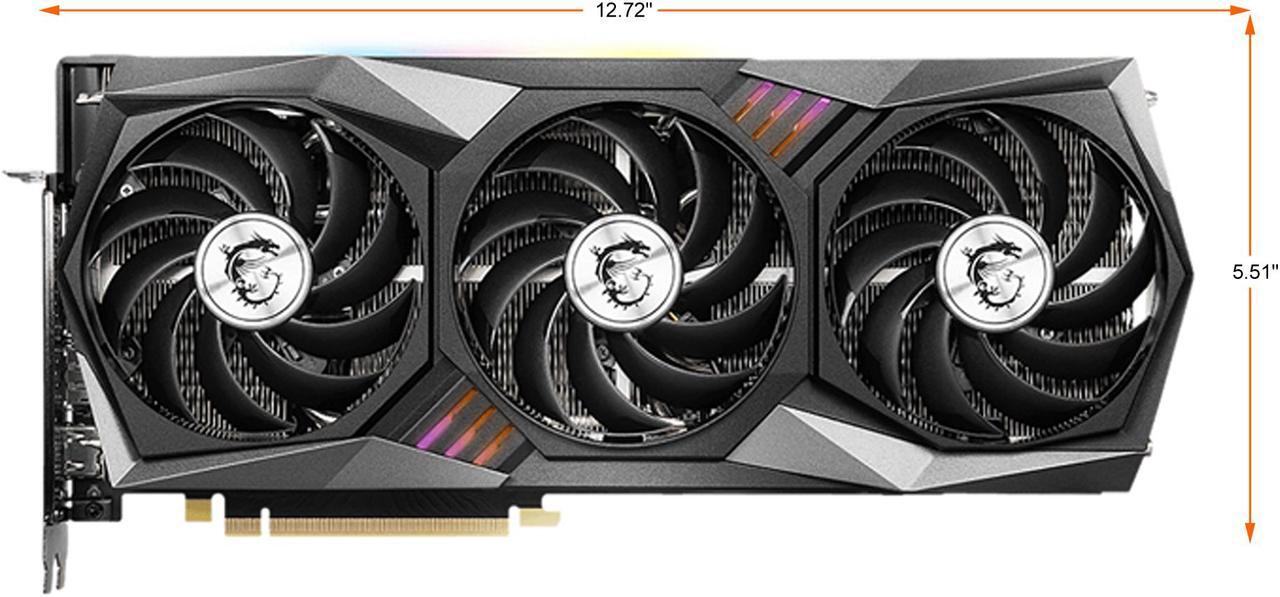 Alt view image 2 of 9 - MSI Gaming GeForce RTX 3060 Ti 8GB GDDR6 PCI Express 4.0 Video Card RTX 3060 Ti GAMING Z TRIO 8G LHR