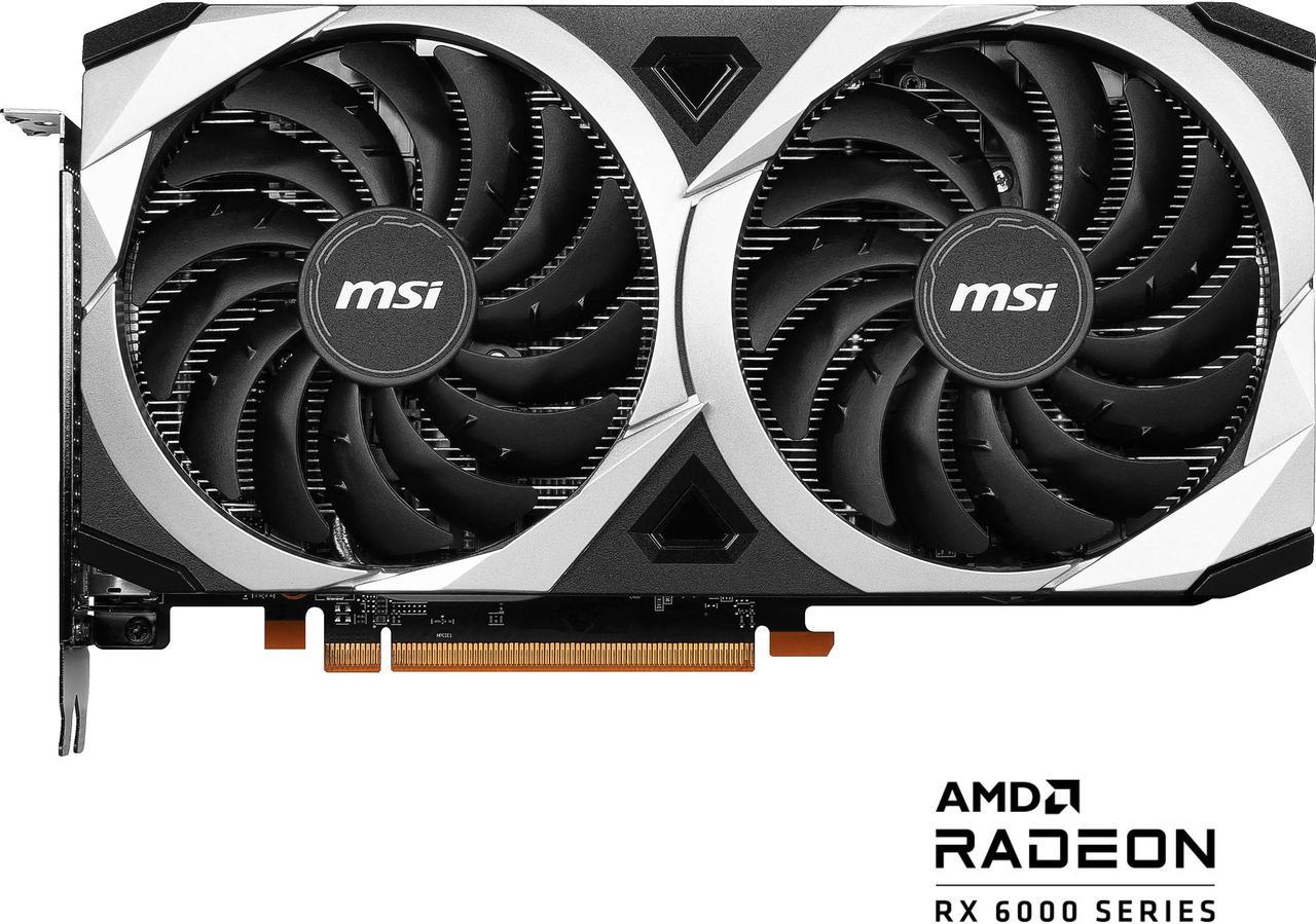 MSI Mech Radeon RX 6600 8GB GDDR6 PCI Express 4.0 Video Card RX 6600 MECH 2X 8G