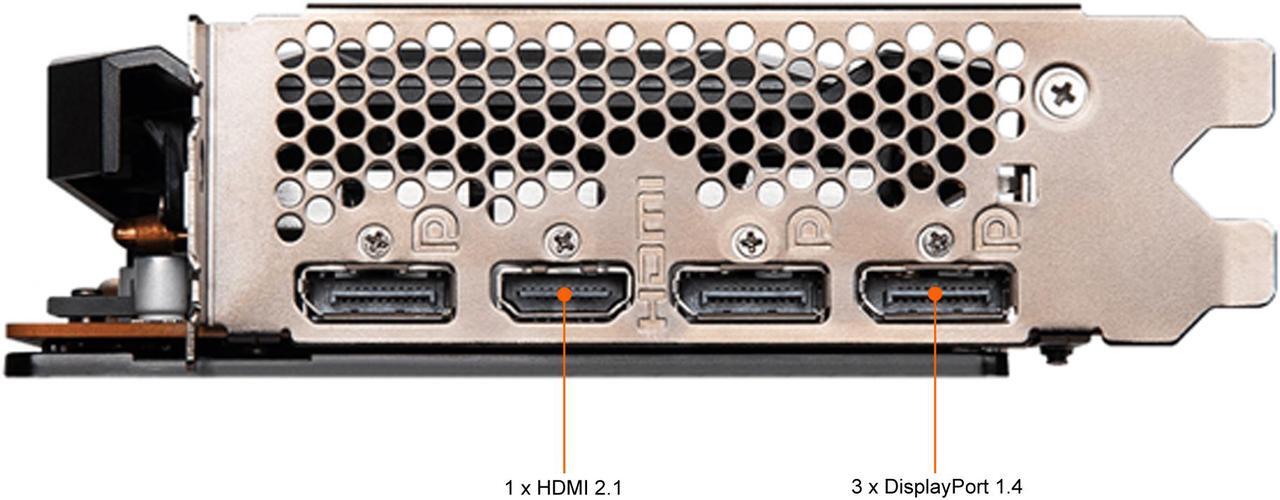 Alt view image 5 of 7 - MSI Radeon RX 6600 XT 8GB GDDR6 PCI Express 4.0 ATX Graphics Card RX 6600 XT MECH 2X 8G V1