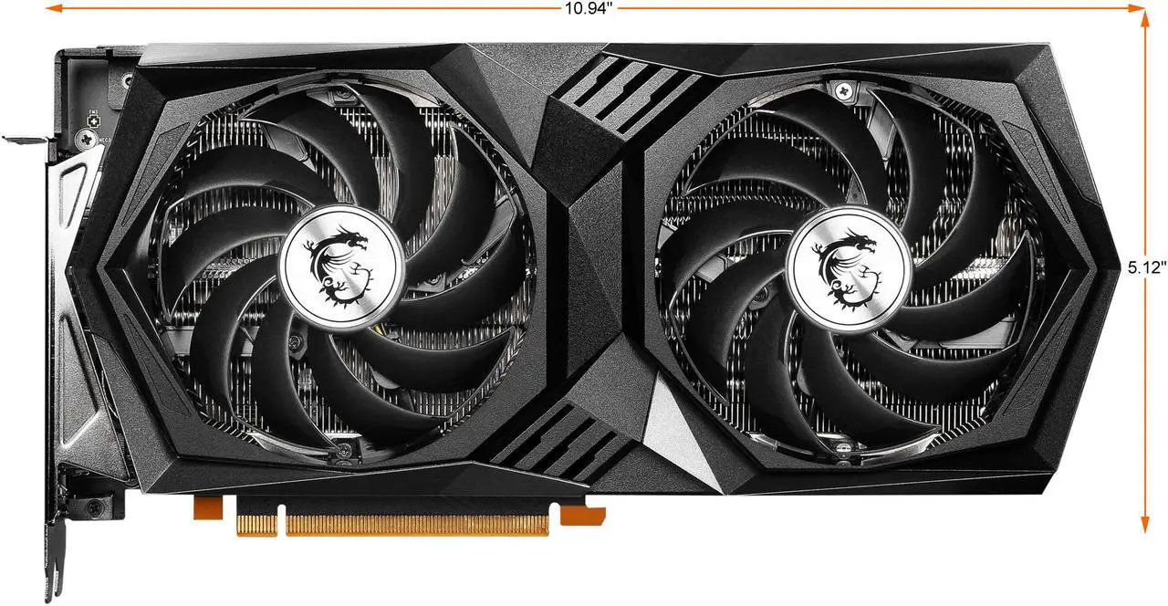 Alt view image 3 of 11 - MSI Gaming GeForce RTX 3050 8GB GDDR6 PCI Express 4.0 Graphics Card RTX 3050 Gaming X 8G