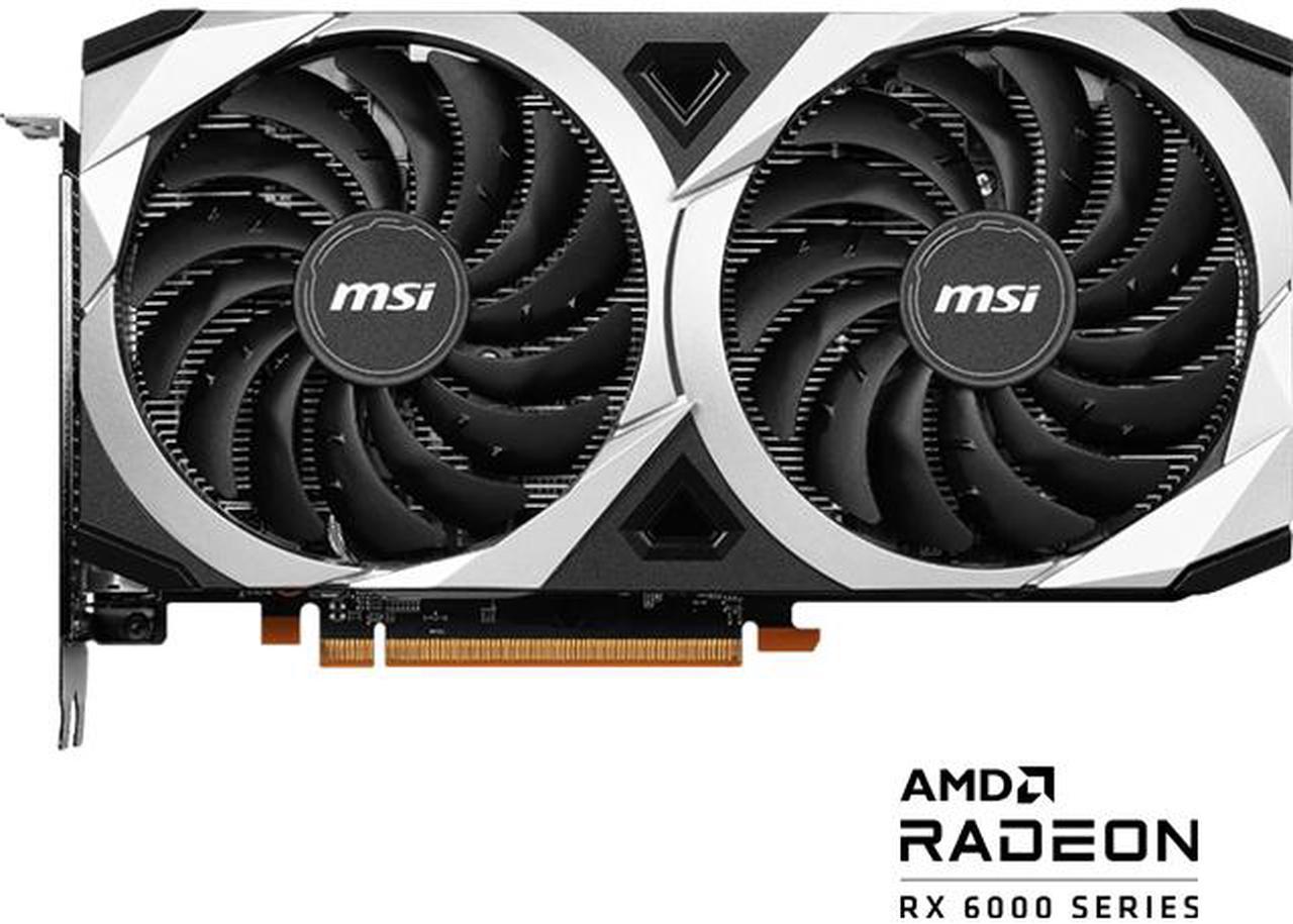 MSI Mech Radeon RX 6600 XT 8GB GDDR6 PCI Express 4.0 Video Card RX 6600 XT MECH 2X 8G