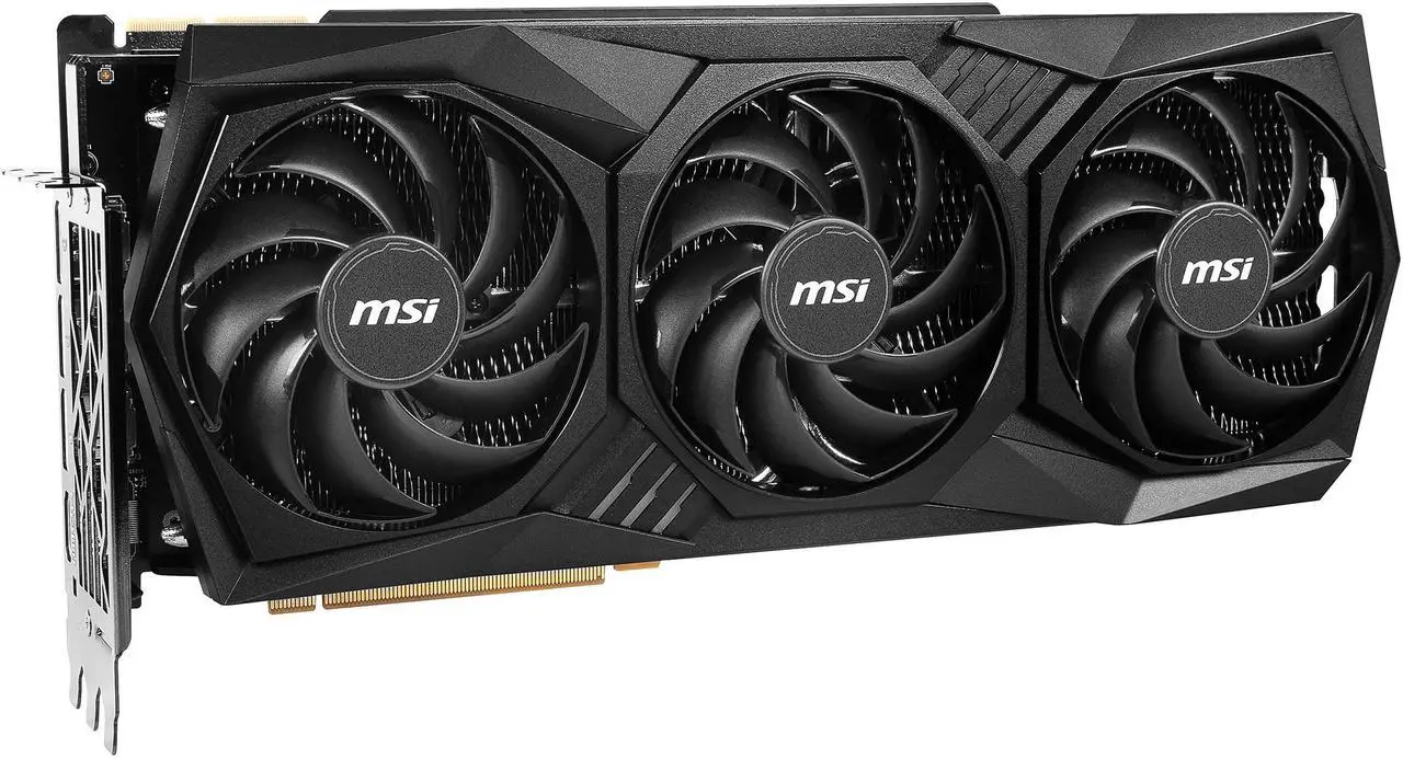 Alt view image 3 of 11 - MSI GeForce RTX 3090 Ti 24GB GDDR6X PCI Express 4.0 SLI Support ATX Graphics Card RTX 3090 TI BLACK TRIO 24G