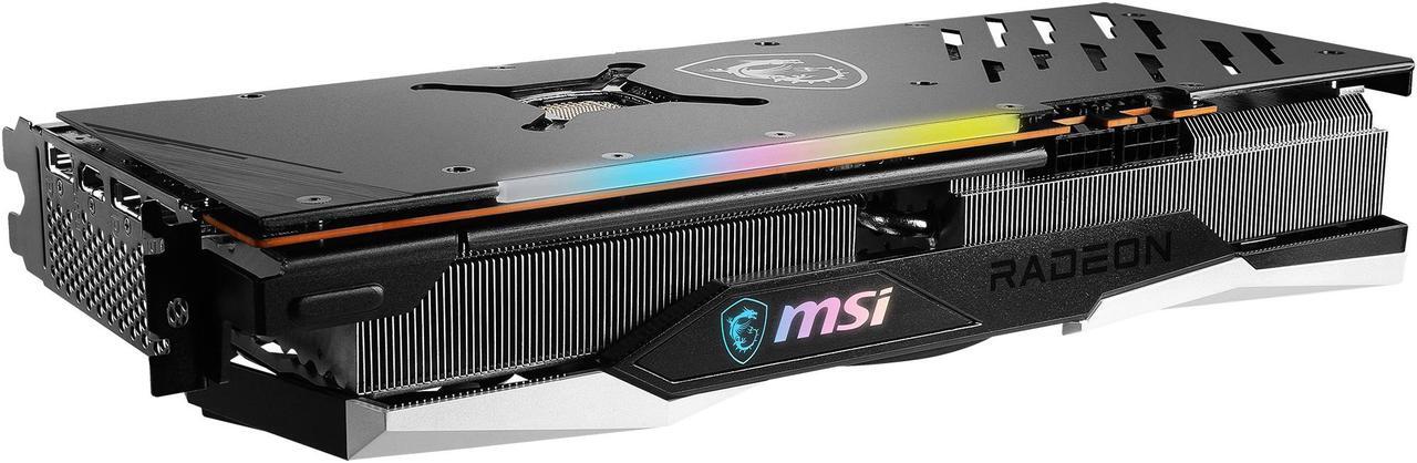 Alt view image 9 of 11 - MSI Gaming Radeon RX 6750 XT 12GB GDDR6 PCI Express 4.0 Graphics Card RX 6750 XT GAMING X TRIO 12G