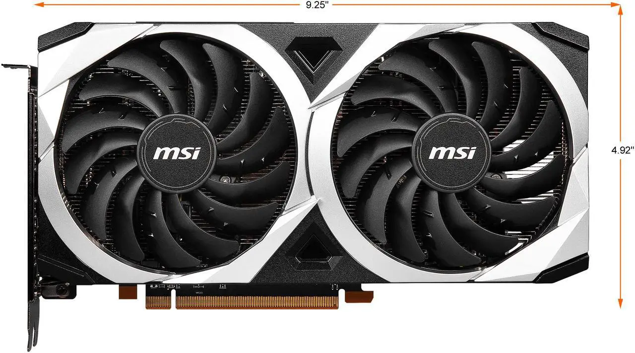Alt view image 3 of 10 - MSI Mech Radeon RX 6650 XT 8GB GDDR6 PCI Express 4.0 Graphics Card RX 6650 XT MECH 2X 8G OC