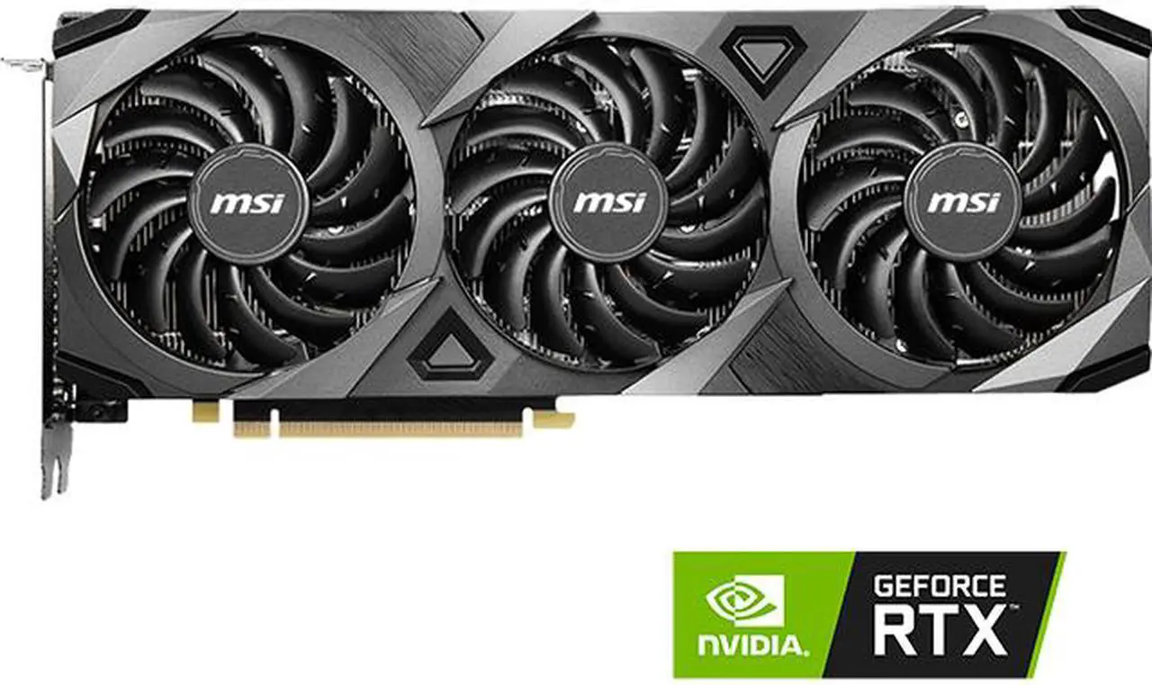 Main image of MSI Ventus GeForce RTX 3070 8GB GDDR6 PCI Express 4.0 Graphics Card RTX 3070 VENTUS 3X PLUS 8G OC LHR