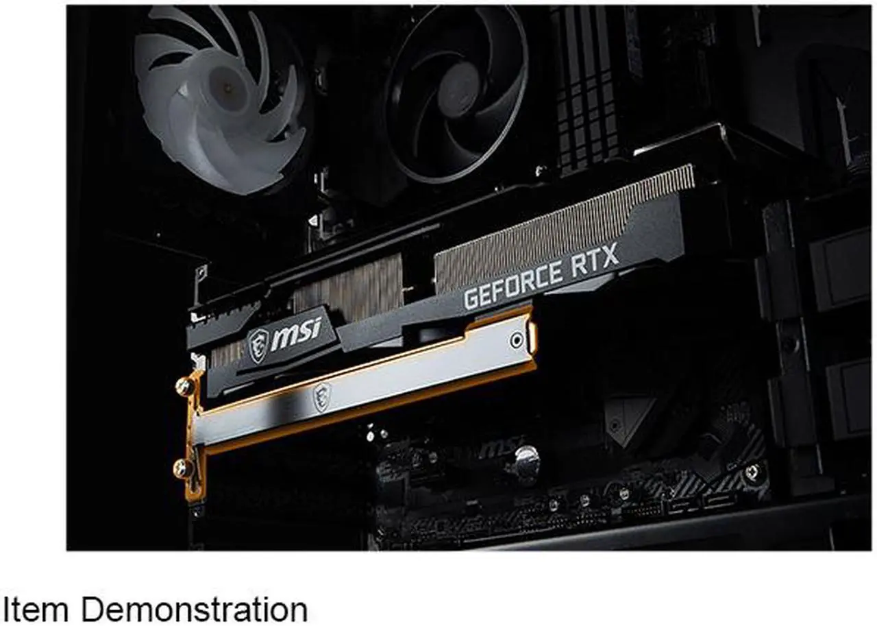 Alt view image 8 of 9 - MSI Ventus GeForce RTX 3070 8GB GDDR6 PCI Express 4.0 Graphics Card RTX 3070 VENTUS 3X PLUS 8G OC LHR