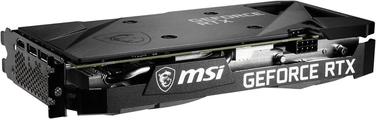 Alt view image 11 of 12 - MSI Ventus GeForce RTX 3060 Ti 8GB GDDR6 PCI Express 4.0 Graphics Card RTX 3060 Ti VENTUS 2X 8G OCV1 LHR