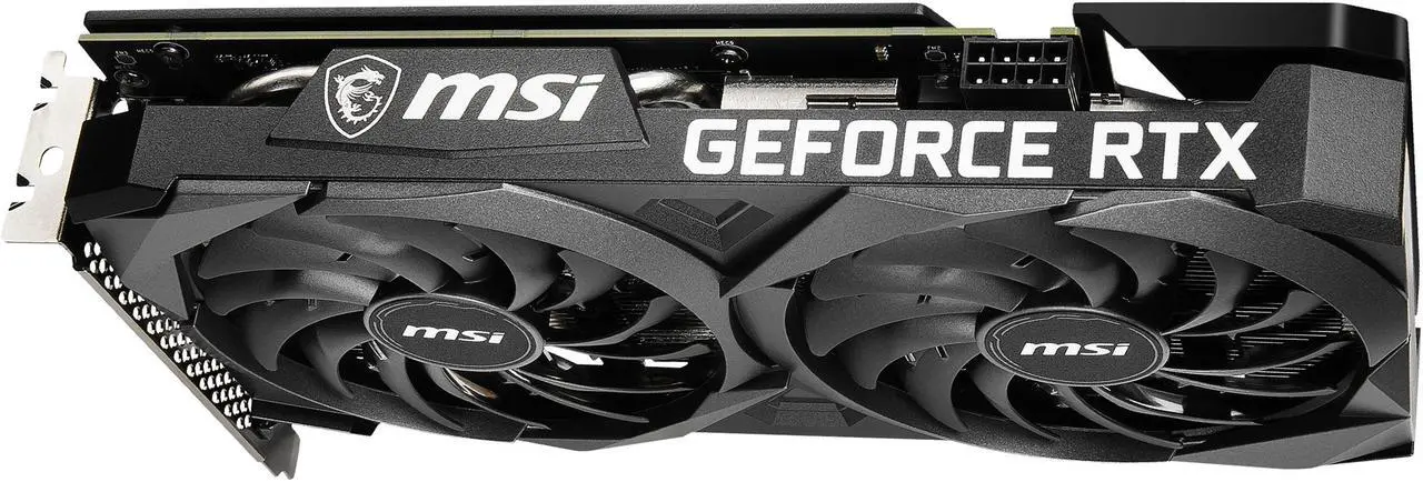 Alt view image 10 of 12 - MSI Ventus GeForce RTX 3060 Ti 8GB GDDR6 PCI Express 4.0 Graphics Card RTX 3060 Ti VENTUS 2X 8G OCV1 LHR