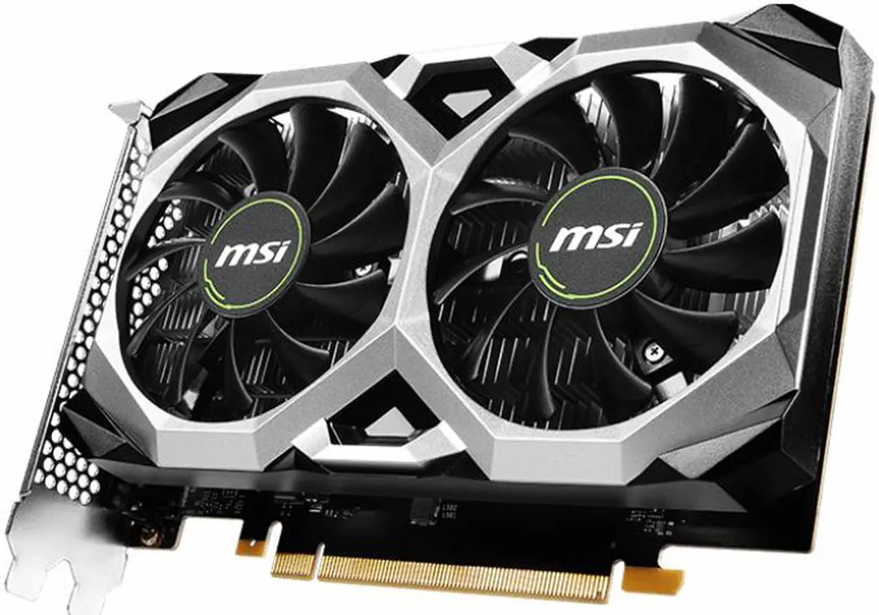 Alt view image 2 of 5 - MSI Ventus GeForce GTX 1630 4GB GDDR6 PCI Express 3.0 Graphics Card GTX 1630 VENTUS XS 4G OC