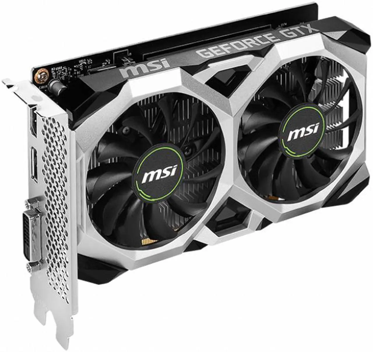 Alt view image 3 of 5 - MSI Ventus GeForce GTX 1630 4GB GDDR6 PCI Express 3.0 Graphics Card GTX 1630 VENTUS XS 4G OC