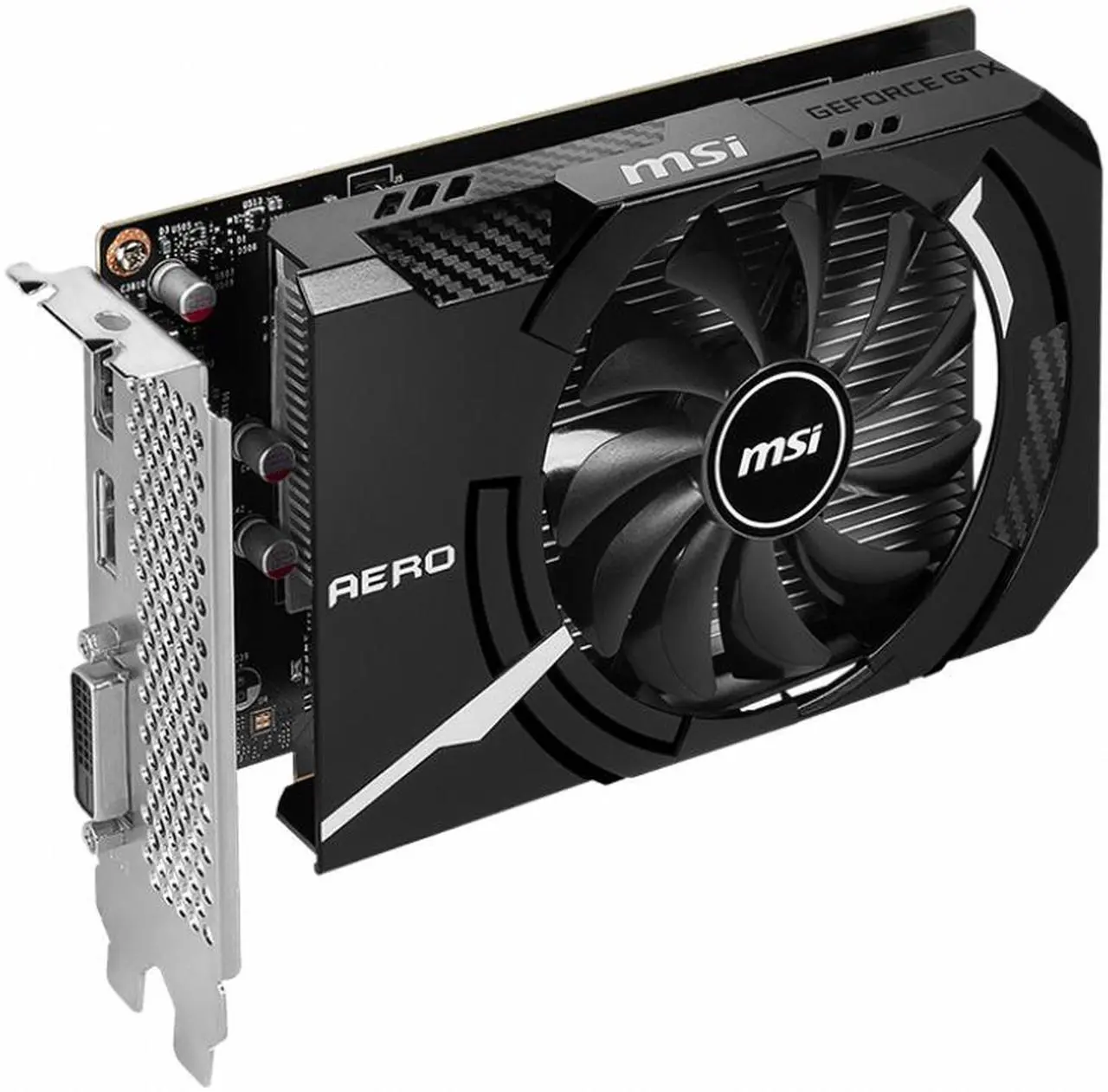 Alt view image 3 of 5 - MSI AERO GeForce GTX 1630 4GB GDDR6 PCI Express 3.0 SLI Support ITX Graphics Card GTX 1630 AERO ITX 4G OC