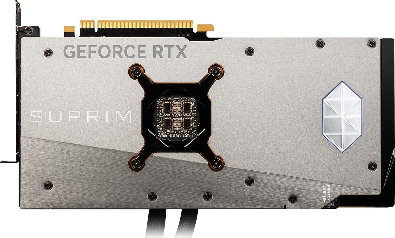 Alt view image 4 of 12 - MSI Suprim GeForce RTX 4090 24GB GDDR6X PCI Express 4.0 Video Card RTX 4090 SUPRIM LIQUID X 24G