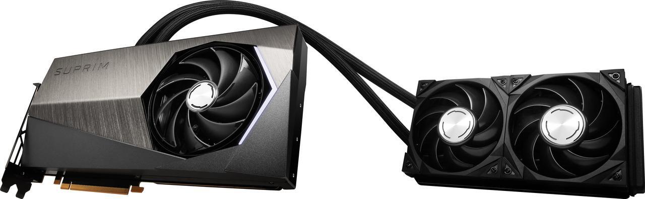 Alt view image 5 of 12 - MSI Suprim GeForce RTX 4090 24GB GDDR6X PCI Express 4.0 Video Card RTX 4090 SUPRIM LIQUID X 24G