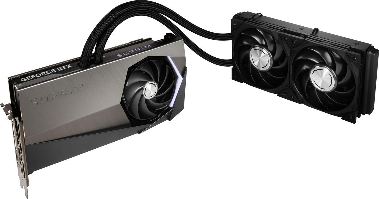 Alt view image 7 of 12 - MSI Suprim GeForce RTX 4090 24GB GDDR6X PCI Express 4.0 Video Card RTX 4090 SUPRIM LIQUID X 24G
