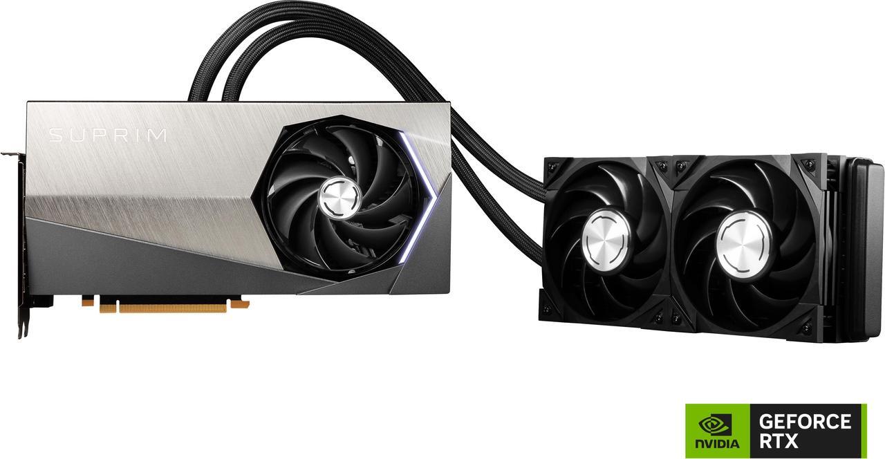 Alt view image 3 of 12 - MSI Suprim GeForce RTX 4090 24GB GDDR6X PCI Express 4.0 Video Card RTX 4090 SUPRIM LIQUID X 24G
