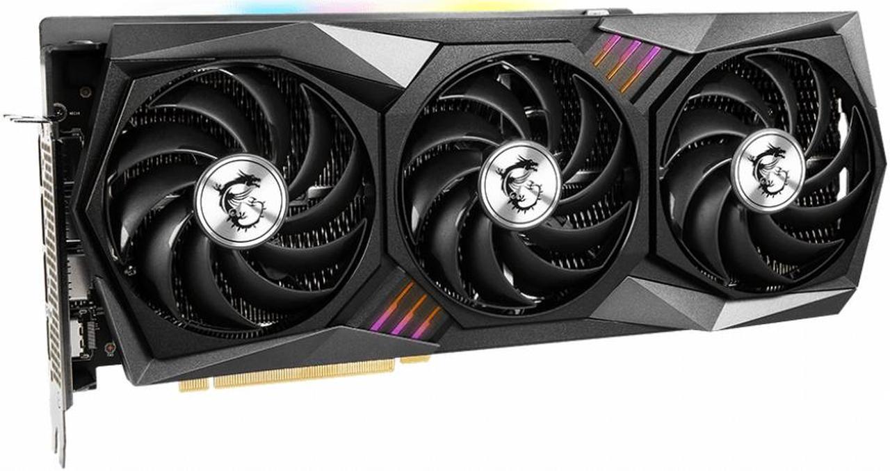 Alt view image 3 of 7 - MSI Gaming GeForce RTX 3080 12GB GDDR6X PCI Express 4.0 Graphics Card RTX 3080 GAMING TRIO PLUS 12G LHR