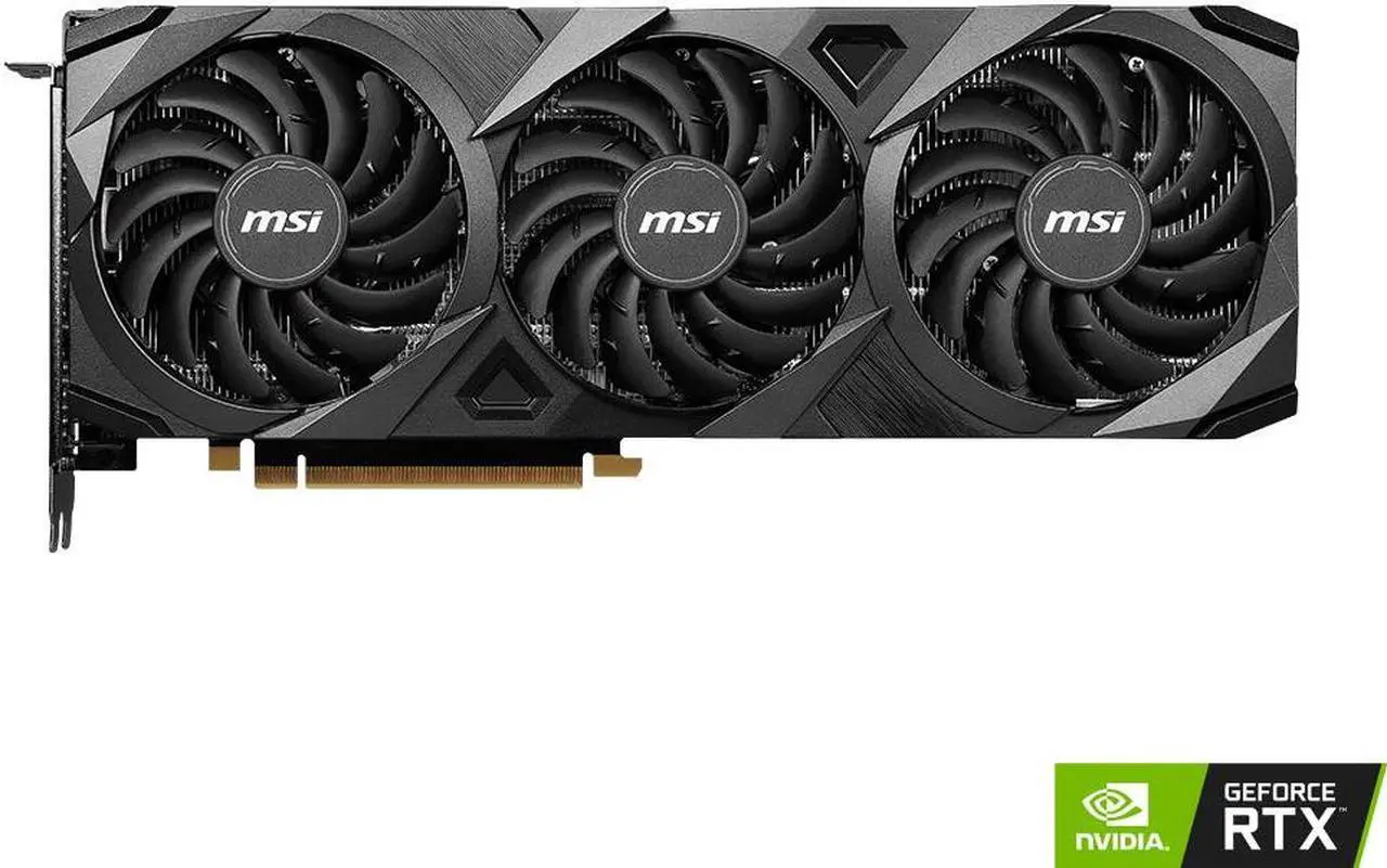 Alt view image 2 of 6 - MSI Ventus GeForce RTX 3060 Ti 8GB GDDR6X PCI Express 4.0 ATX Graphics Card RTX 3060 Ti VENTUS 3X 8GD6X OC
