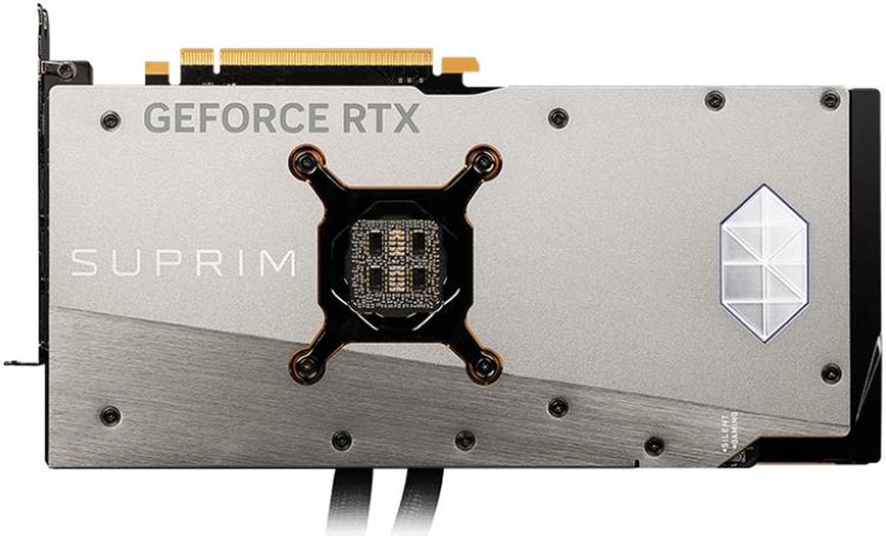 Alt view image 4 of 5 - MSI Suprim GeForce RTX 4090 24GB GDDR6X PCI Express 4.0 Graphics Card RTX 4090 SUPRIM LIQUID 24G