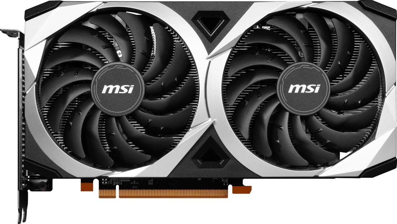 MSI Mech Radeon RX 7600 8GB GDDR6 PCI Express 4.0 x8 ATX Video Card RX 7600 MECH 2X CLASSIC 8G OC