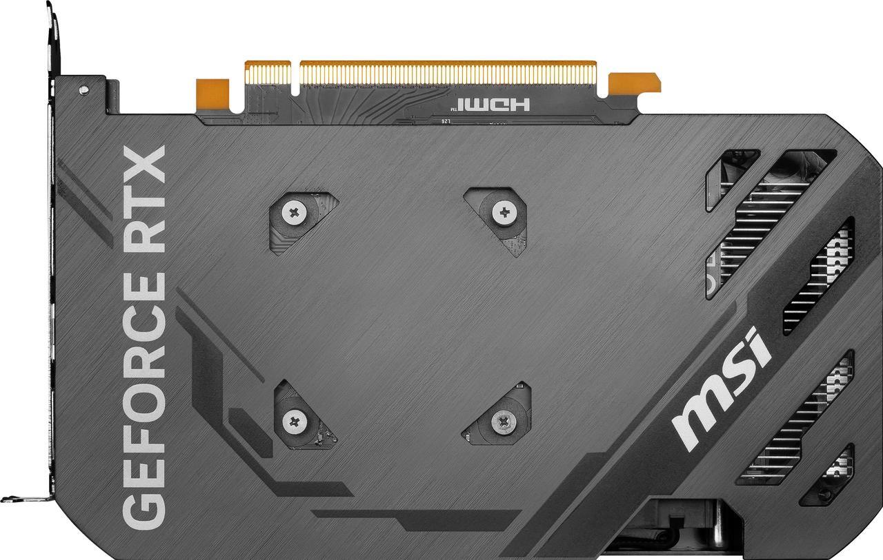 Alt view image 3 of 10 - MSI Ventus GeForce RTX 4060 8GB GDDR6 PCI Express 4.0 x8 ATX Video Card RTX 4060 VENTUS 2X BLACK 8G