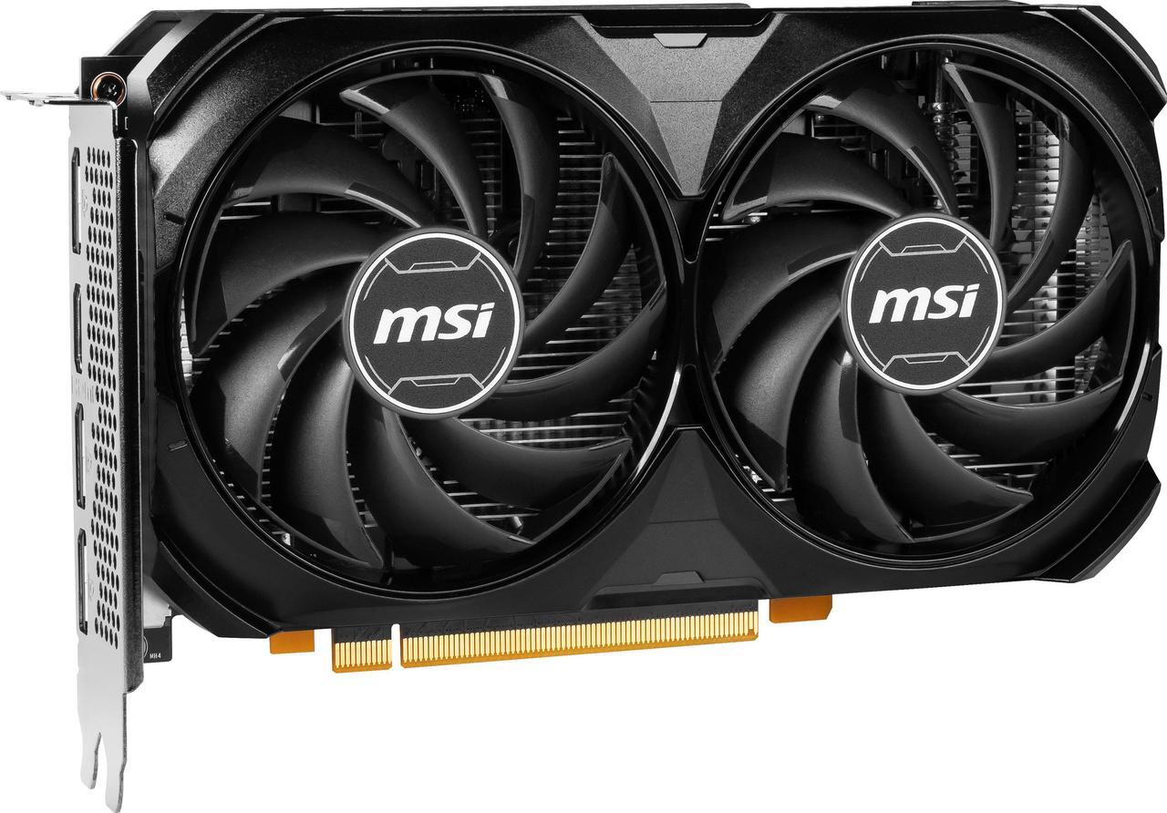 Alt view image 5 of 10 - MSI Ventus GeForce RTX 4060 8GB GDDR6 PCI Express 4.0 x8 ATX Video Card RTX 4060 VENTUS 2X BLACK 8G
