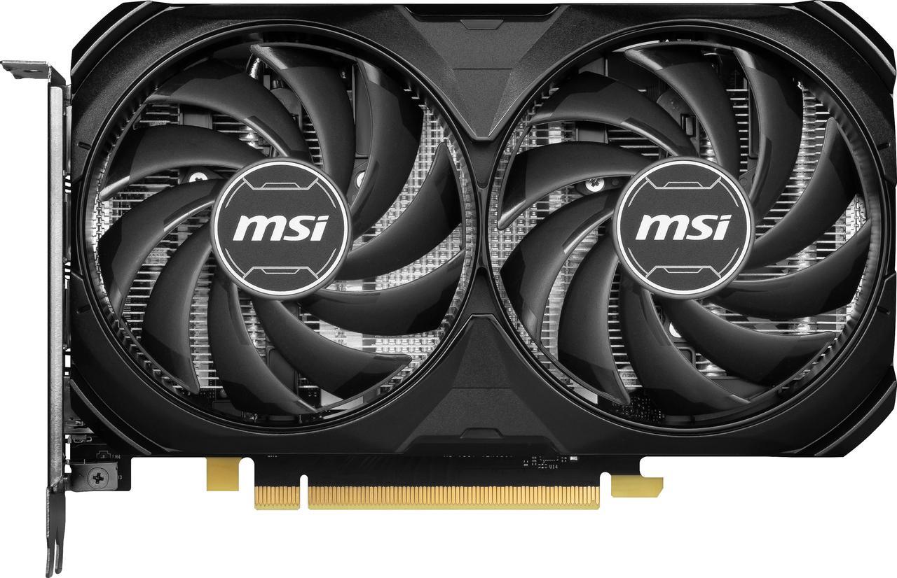 MSI Ventus GeForce RTX 4060 Ti 16GB GDDR6 PCI Express 4.0 x8 ATX Video Card RTX 4060 Ti VENTUS 2X BLACK 16G OC