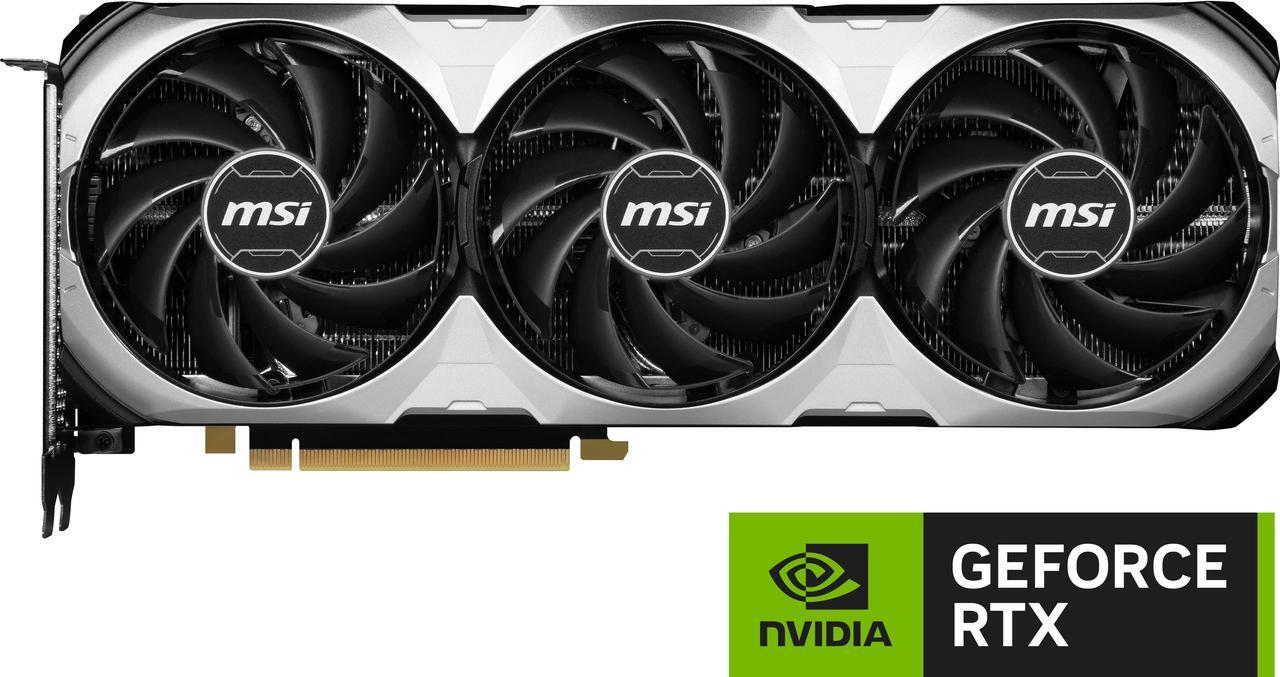 Alt view image 2 of 10 - MSI Ventus GeForce RTX 4070 Ti 12GB GDDR6X PCI Express 4.0 ATX Graphics Card RTX 4070 Ti VENTUS 3X E 12G OC