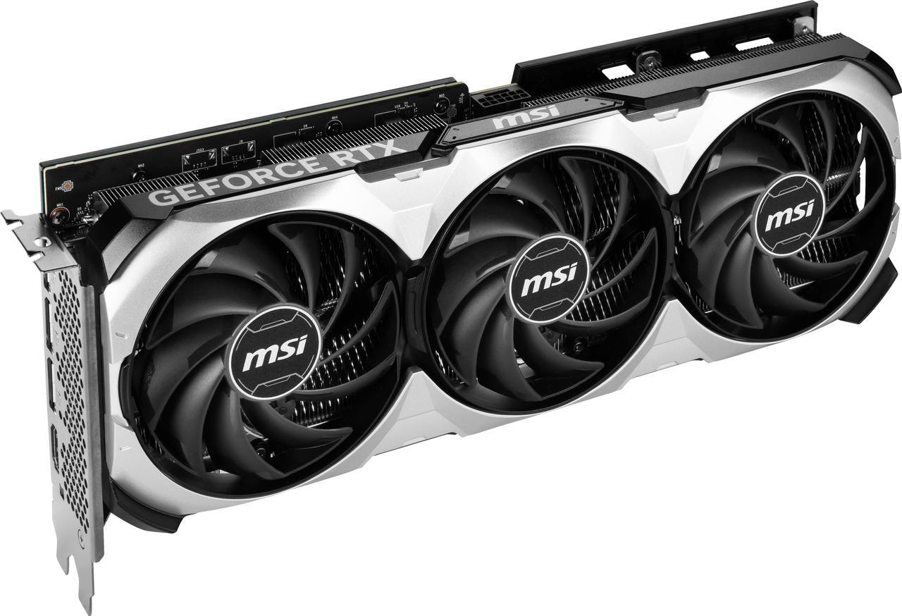 Alt view image 6 of 10 - MSI Ventus GeForce RTX 4070 Ti 12GB GDDR6X PCI Express 4.0 ATX Graphics Card RTX 4070 Ti VENTUS 3X E 12G OC