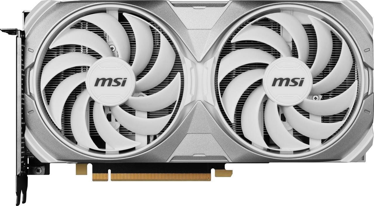 MSI Ventus GeForce RTX 4070 12GB GDDR6X PCI Express 4.0 ATX Video Card RTX 4070 VENTUS 2X WHITE 12G OC