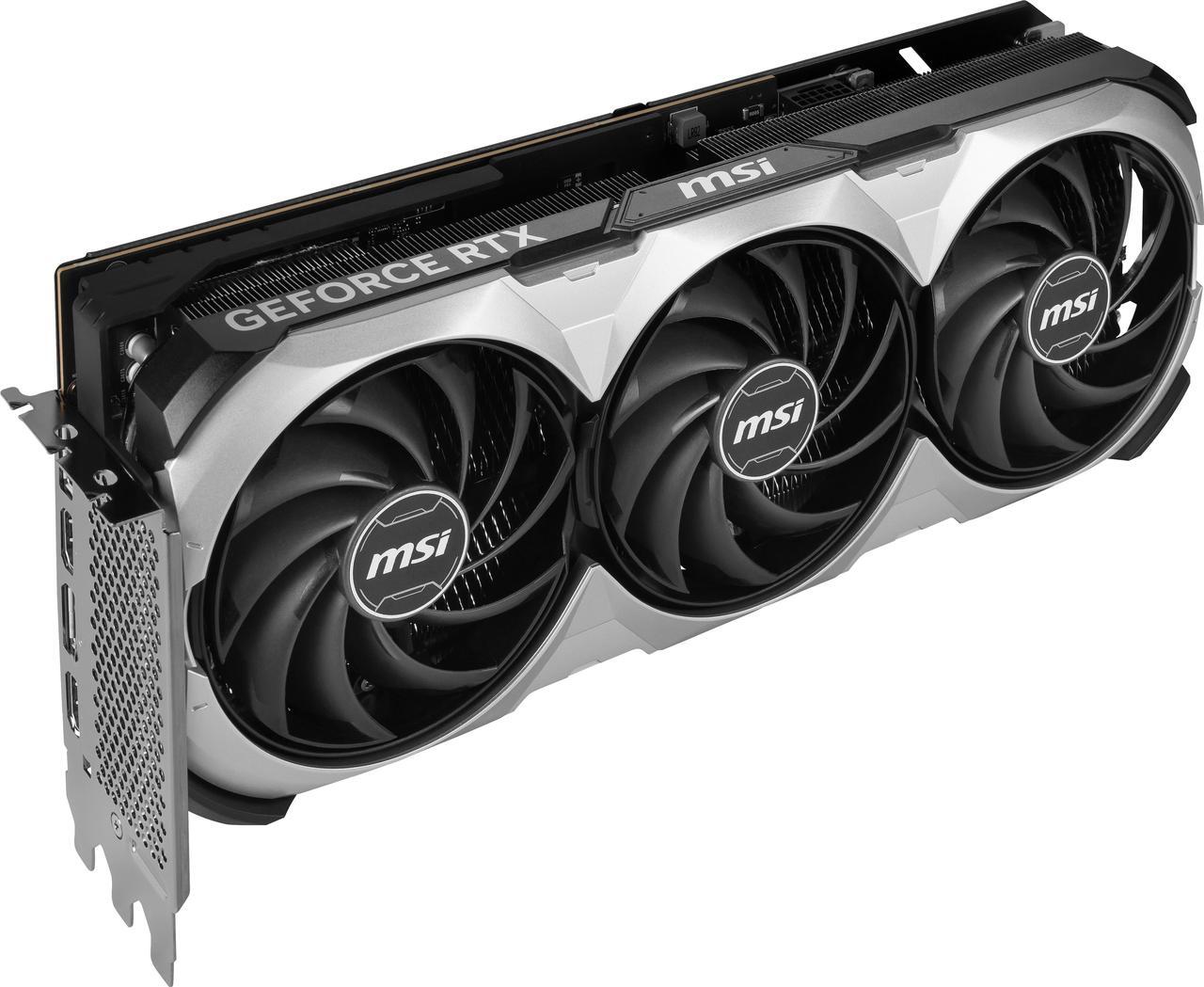 Alt view image 6 of 12 - MSI Ventus GeForce RTX 4090 24GB GDDR6X PCI Express 4.0 Video Card RTX 4090 VENTUS 3X E 24G OC