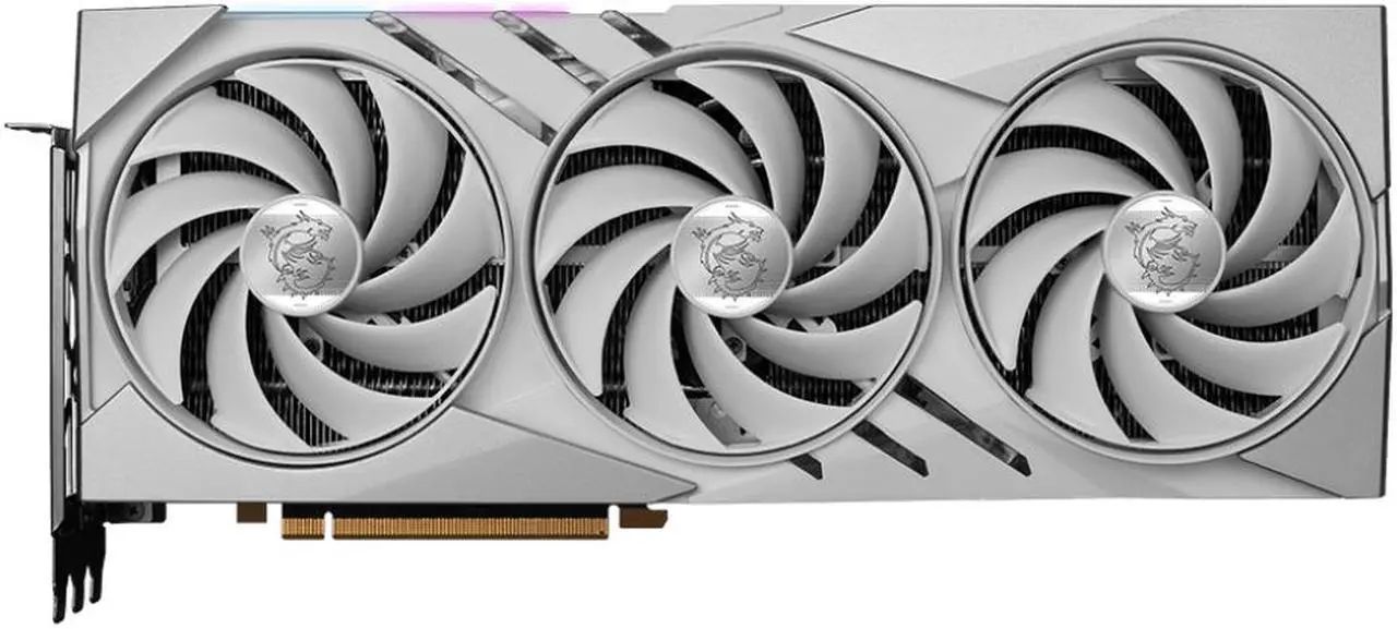 Main image of MSI Gaming GeForce RTX 4080 16GB GDDR6X PCI Express 4.0 ATX Graphics Card RTX 4080 16GB GAMING X SLIM WHITE