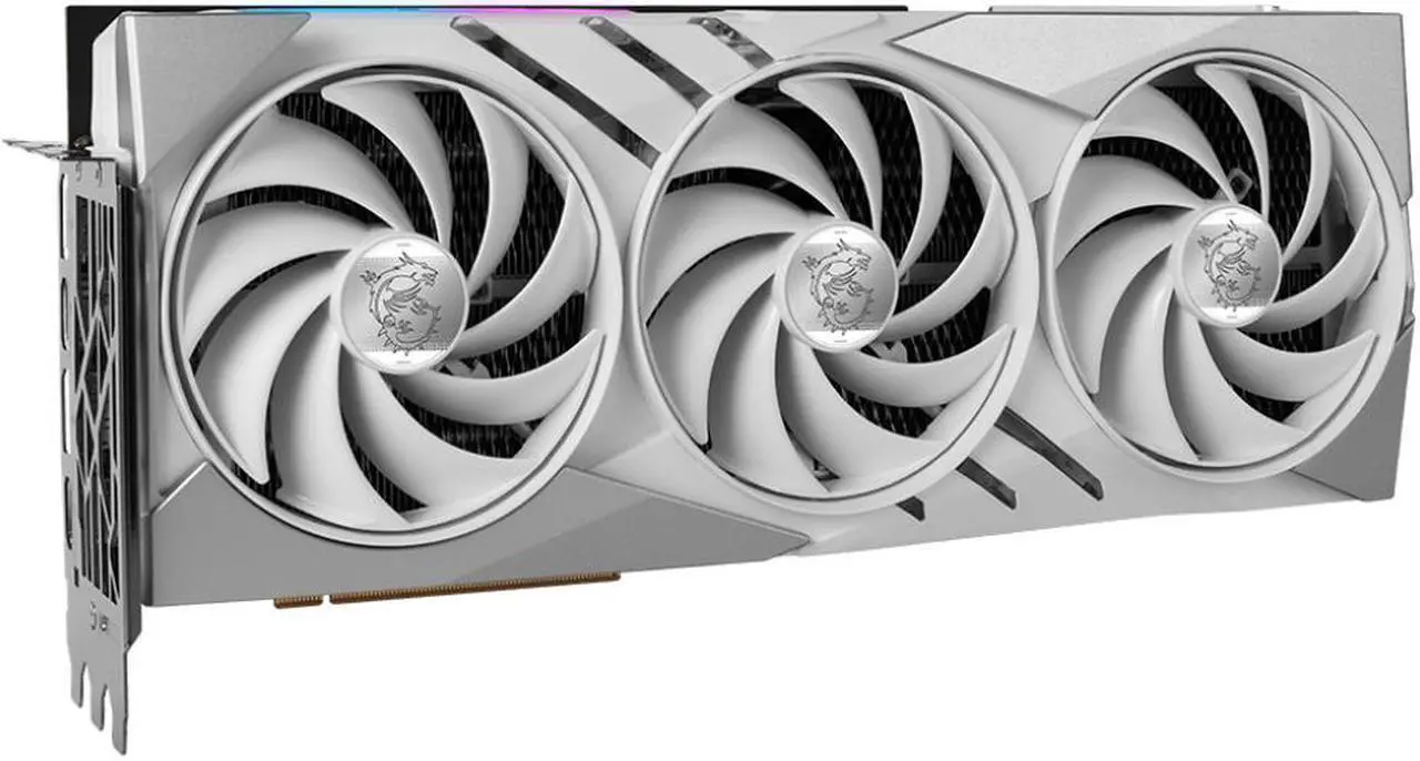Alt view image 3 of 8 - MSI Gaming GeForce RTX 4080 16GB GDDR6X PCI Express 4.0 ATX Graphics Card RTX 4080 16GB GAMING X SLIM WHITE