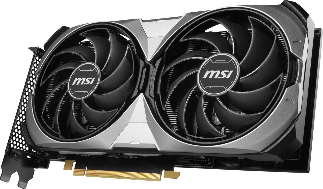 Alt view image 4 of 11 - MSI Ventus GeForce RTX 4070 SUPER 12GB GDDR6X PCI Express 4.0 ATX Graphics Card RTX 4070 SUPER 12G VENTUS 2X