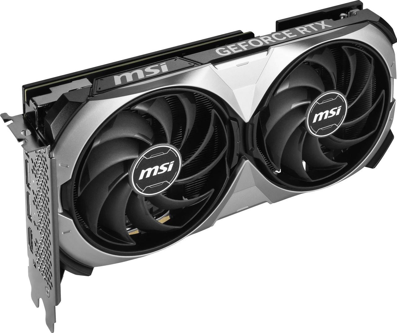Alt view image 6 of 11 - MSI Ventus GeForce RTX 4070 SUPER 12GB GDDR6X PCI Express 4.0 ATX Graphics Card RTX 4070 SUPER 12G VENTUS 2X