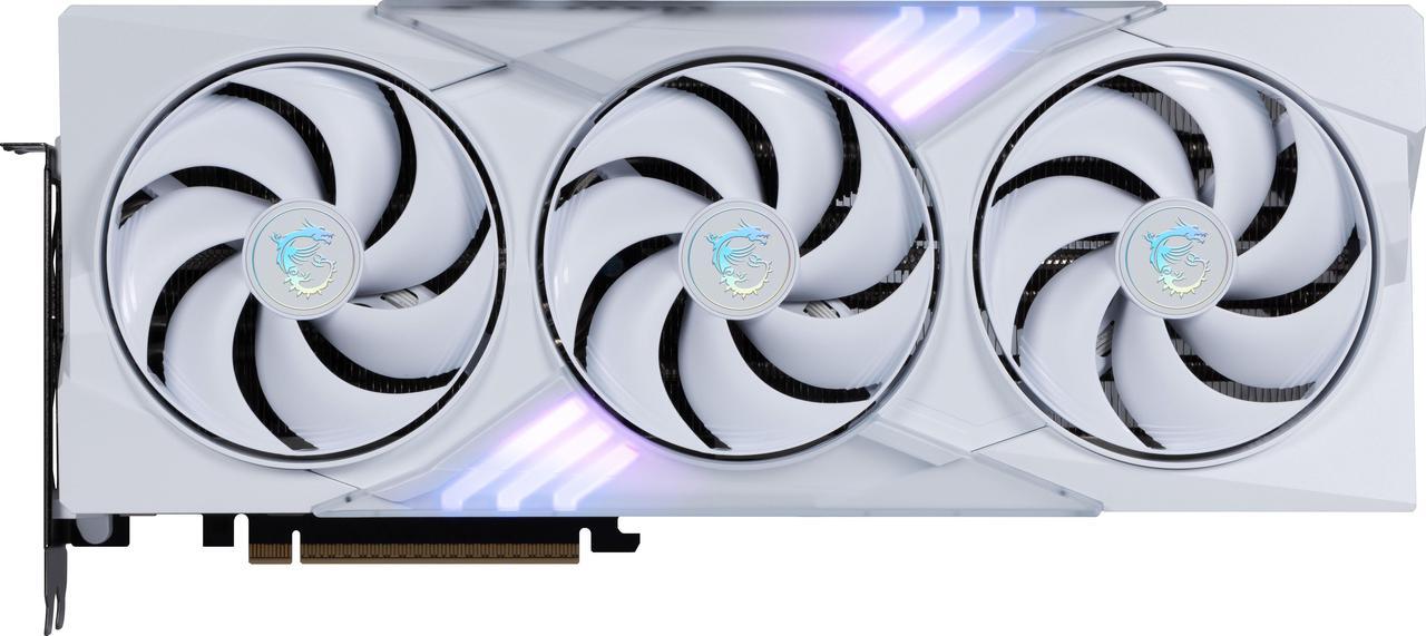 Main image of MSI Gaming GeForce RTX 5080 16GB GDDR7 PCI Express 5.0 Graphics Card RTX 5080 16G GAMING TRIO OC WHITE