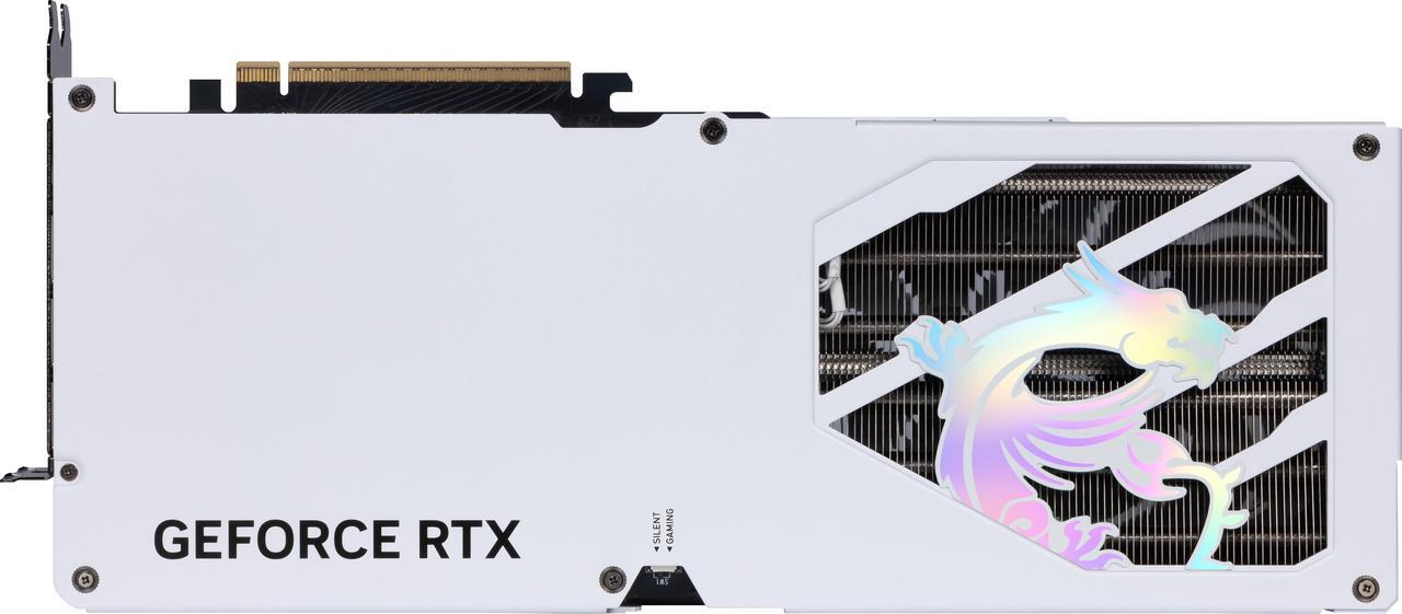 Alt view image 3 of 13 - MSI Gaming GeForce RTX 5080 16GB GDDR7 PCI Express 5.0 Graphics Card RTX 5080 16G GAMING TRIO OC WHITE