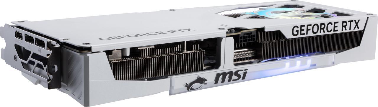 Alt view image 7 of 13 - MSI Gaming GeForce RTX 5080 16GB GDDR7 PCI Express 5.0 Graphics Card RTX 5080 16G GAMING TRIO OC WHITE